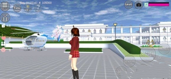 《樱花校园模拟器》直升机位置攻略