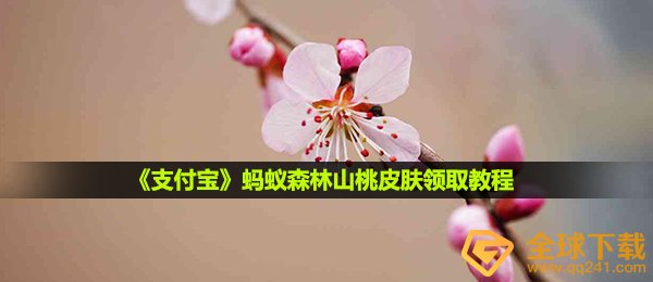 《支付宝》蚂蚁森林山桃皮肤领取教程