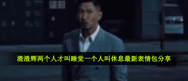 渣渣辉两个人才叫睡觉一个人叫休息GIF表情包分享