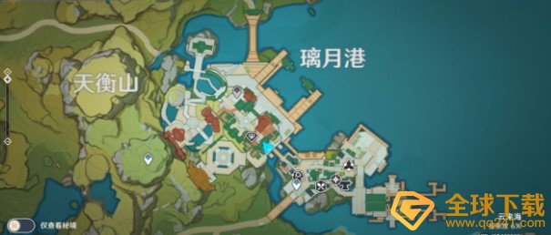 《原神》观景点绯云坡位置介绍