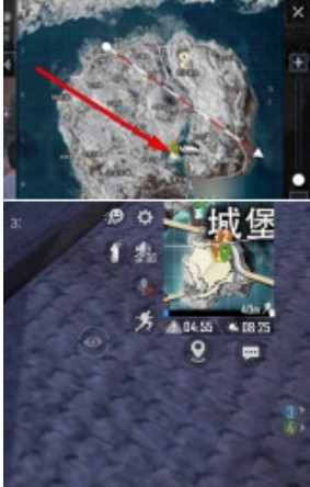 《和平精英》极光堡网红打卡地点位置