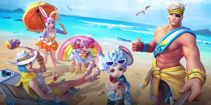 《王者荣耀》女英雄泳装图片分享