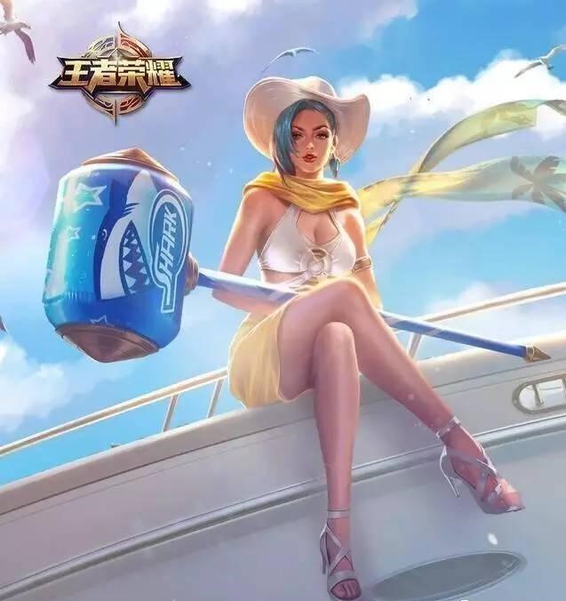 《王者荣耀》女英雄泳装图片分享