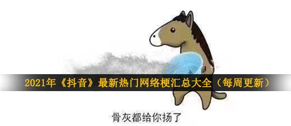 2021年《抖音》最新热门网络梗汇总大全