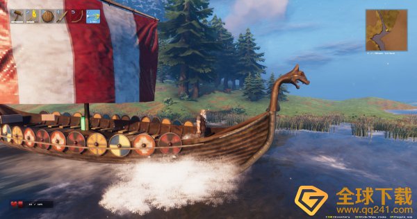 《valheim英灵神殿》开船方法分享