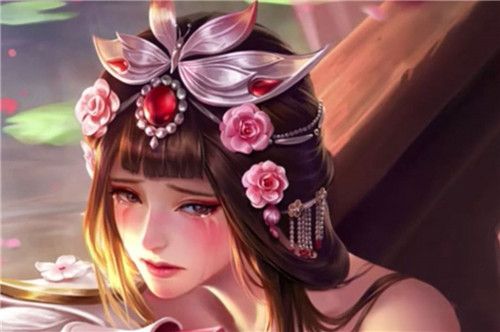 《王者荣耀》甄姬翻白眼流泪表情头像分享