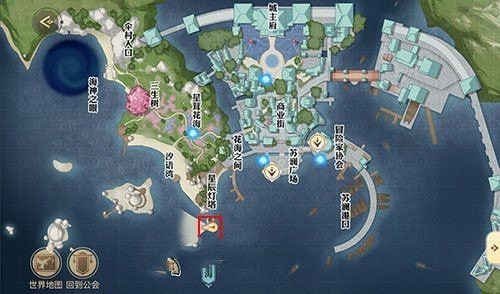 天谕手游海上寻宝宝藏在哪？海上寻宝坐标位置寻找攻略