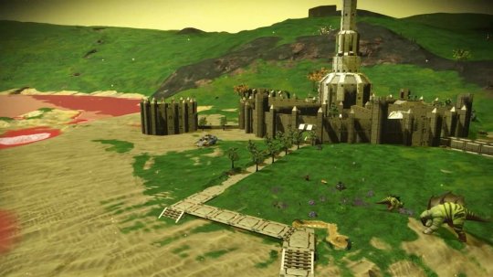 玩家在《无人深空》中还原《上古卷轴4：湮没》帝都 极致细节