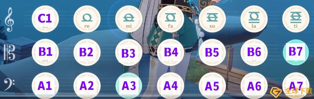 《原神》青花瓷曲谱弹奏方法