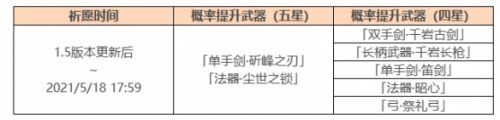 原神手游1.5神铸赋形第一期活动玩法详解  武器池第一期有什么