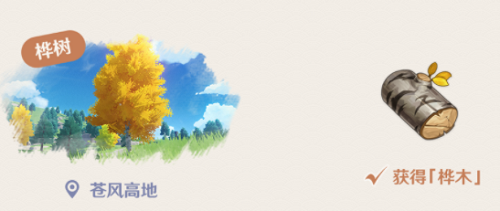 原神桦木哪里多 桦木位置分布大全 原神桦木哪里多 桦木位置分布大全
