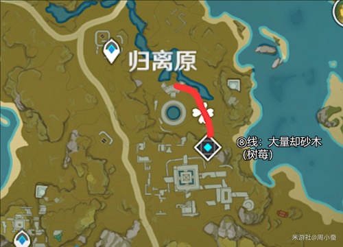 原神却砂木哪里多 却砂木位置分布大全