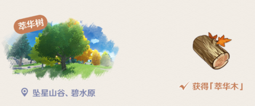 原神萃华木哪里多 萃华木位置分布大全 原神萃华木哪里多 萃华木位置分布大全