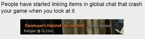 《新世界》聊天系统存在安全漏洞 会让玩家游戏崩溃