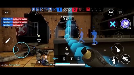 《彩虹六号》手游实机演示 画质拉胯但游戏性不错