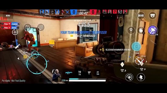 《彩虹六号》手游实机演示 画质拉胯但游戏性不错