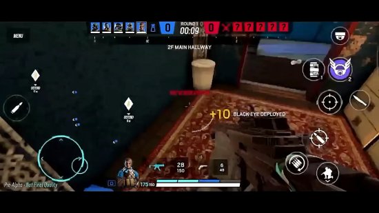 《彩虹六号》手游实机演示 画质拉胯但游戏性不错