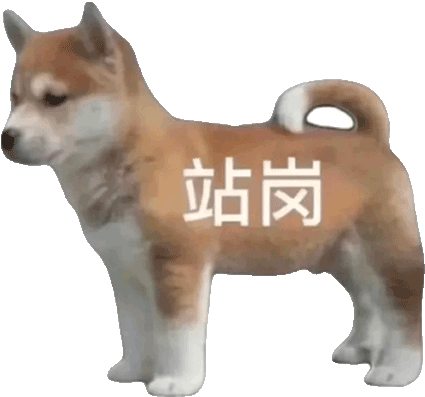 《抖音》站岗小狗表情包分享