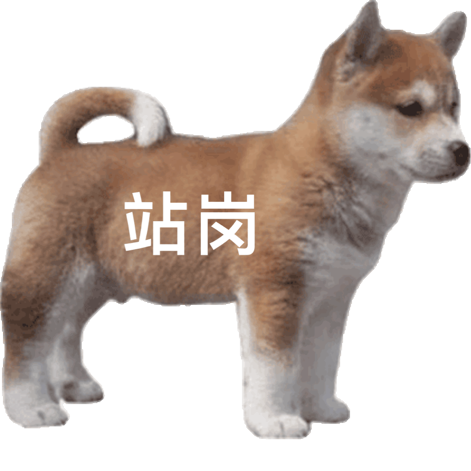 《抖音》站岗小狗表情包分享