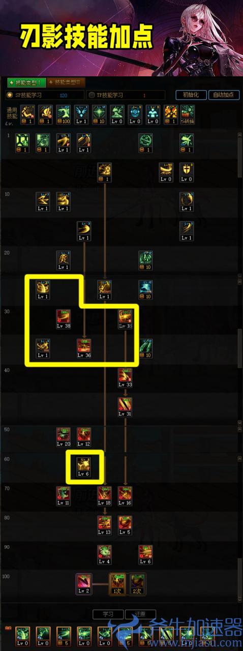 dnf女鬼剑技能加点方案（女鬼剑第五转职刃影职业百科）(dnf女鬼剑技能加点图2020)