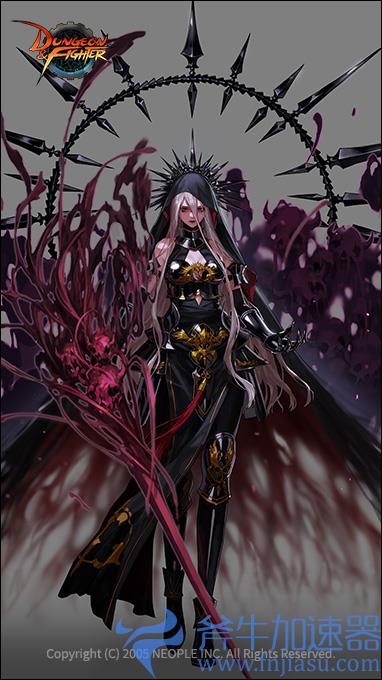 dnf女鬼剑二觉外观展示（女鬼剑一二三觉的全身立绘演变）(dnf女鬼剑二觉武器装扮)