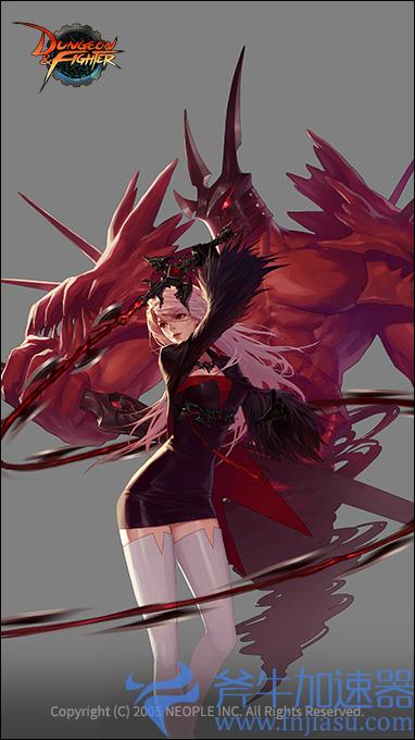 dnf女鬼剑二觉外观展示（女鬼剑一二三觉的全身立绘演变）(dnf女鬼剑二觉武器装扮)