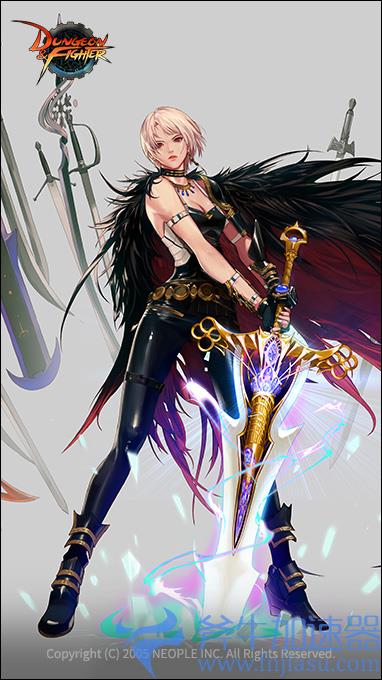 dnf女鬼剑二觉外观展示（女鬼剑一二三觉的全身立绘演变）(dnf女鬼剑二觉武器装扮)