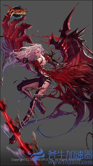 dnf女鬼剑二觉外观展示（女鬼剑一二三觉的全身立绘演变）(dnf女鬼剑二觉武器装扮)