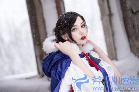 COSPLAY图赏：德妹COS《迪士尼》白雪公主 白到发光的纤腰美女(率土之滨COSplay)