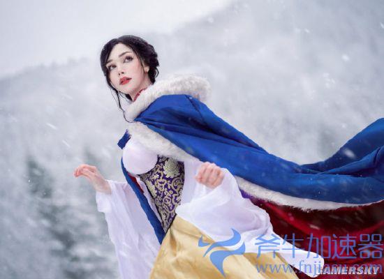 COSPLAY图赏：德妹COS《迪士尼》白雪公主 白到发光的纤腰美女(率土之滨COSplay)