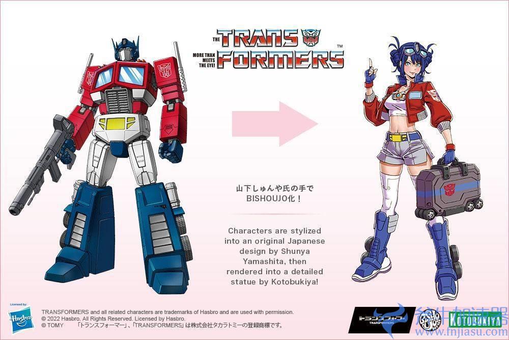 《变形金刚》也可婆！ 寿屋推出柯博文、密卡登美少女雕像 博派狂派我全都要(《变形金刚》教案)