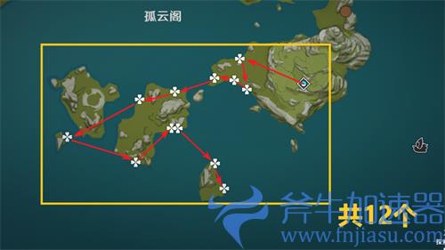 原神星螺采集路线图推荐 2022最快收集路线分享