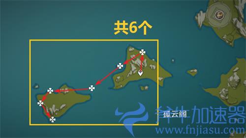 原神星螺采集路线图推荐 2022最快收集路线分享