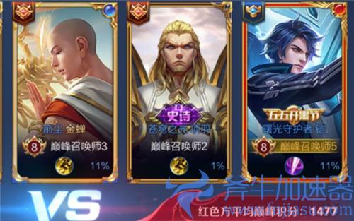 王者荣耀为什么星耀可以打巅峰赛