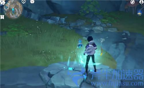 原神层岩巨渊钓鱼点怎么进去 地下水泽中心过去方法