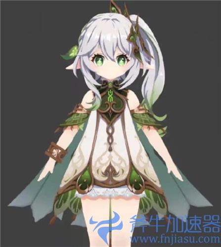 原神草神立绘图片 小吉祥草王建模曝光