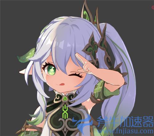 原神草神立绘图片 小吉祥草王建模曝光