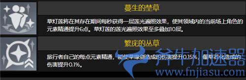 原神草主技能介绍 草系主角色技能倍率一览图