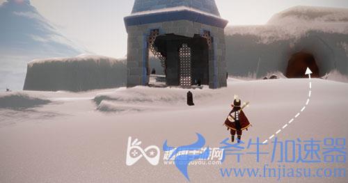 光遇霞谷冰雪覆盖的山峰