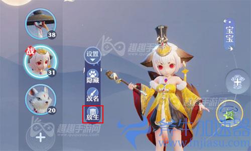 梦幻新诛仙宠物怎么放生 多余的宝宝放生方法