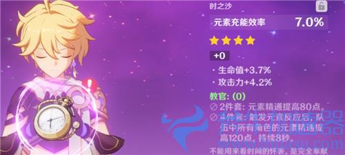 原神雷主圣遗物搭配推荐 前期带什么套装词条好