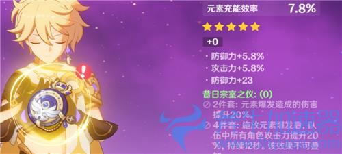 原神雷主圣遗物搭配推荐 前期带什么套装词条好