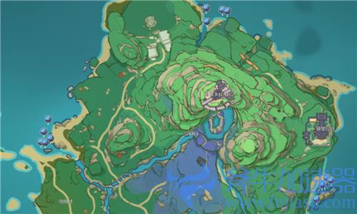 原神稻妻海灵芝分布位置图 哪里采集数量多