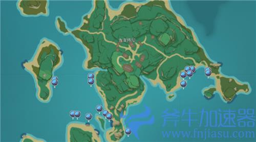 原神稻妻海灵芝分布位置图 哪里采集数量多