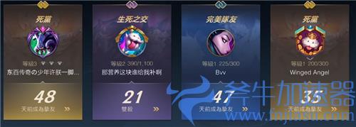 英雄联盟手游亲密度等级表 各级所需点值是多少