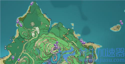 原神紫晶块位置分布图