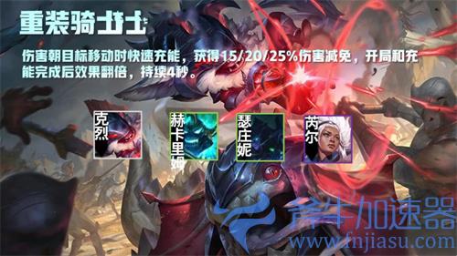 云顶之弈重骑兵都有谁 重骑兵有哪些