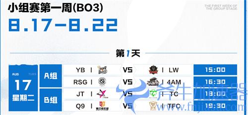 英雄联盟手游星火邀请赛赛程一览