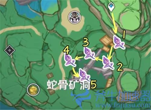 原神鸣草采集路线图