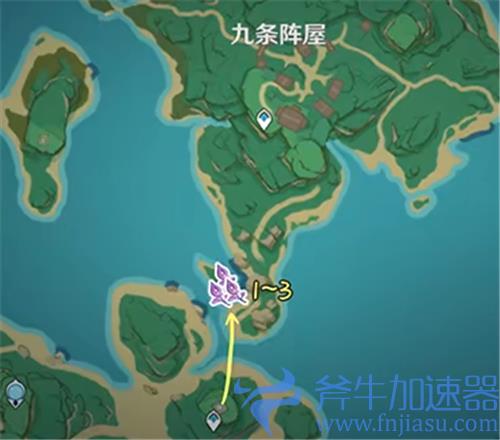 原神鸣草采集路线图